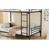 Queen Size Metal Platform Bed with LED Lights and Charging Station - 2 of 4