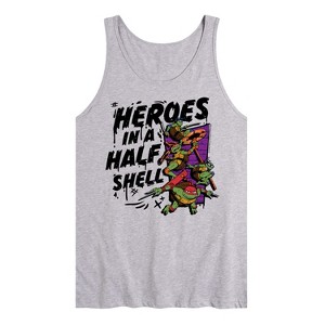 Men's - Teenage Mutant Ninja Turtles Mutant Mayhem - Heroes In A Half Shell Graphic Tank Top - 1 of 1