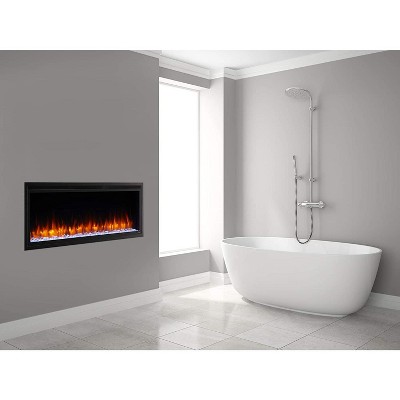 Buy SimpliFire Allusion Platinum 60in Wall Mount Electric Fireplace