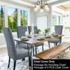 PiccoCasa Stretch Spandex Fabric Removable Washable Parsons Chair Slipcover - 2 of 4