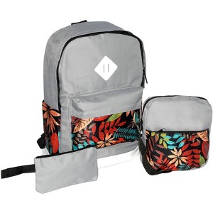 Backpack Floral 3 Piece Set - 1 of 4