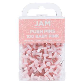 JAM Paper 100pk Colorful Push Pins