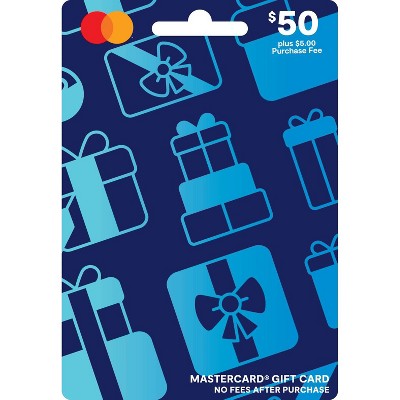 Mastercard Gift Card - $50 + $5 Fee