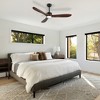 TOBILI 52 Inch Ceiling Fan with Light, 3 Solid Wood Blades,6-speed Reversible for Living Room,Bed Room,Dining Room - 3 of 4