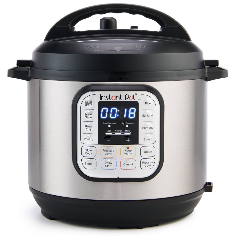 Instant Pot - 6Qt Duo Pressure Cooker - Silver