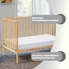 VYNXARIA 3-in-1 Convertible Island Crib Natural - 3 of 4