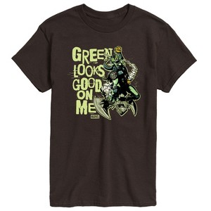 Men's - Marvel - Spider-man St. Patrick's Day Green Looks Good On Me Short Sleeve Graphic T-Shirt - 1 of 4