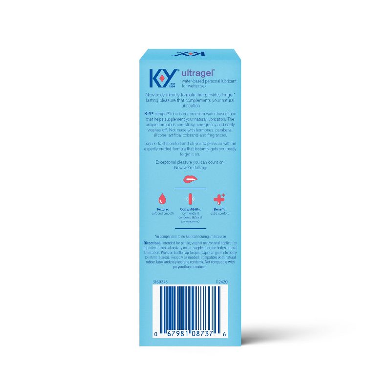 K-Y Ultragel Personal Lube - 4.5oz, 3 of 11