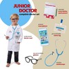 Bintiva Toddler Doctor Kit – Realistic Educational Dress-Up Set with Lab Coat, Stethoscope, and Accessories – Supports Role Play and Anxiety Relief - 2 of 4
