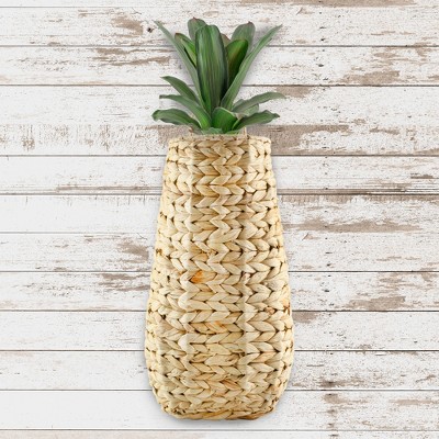 Natural Rattan Oval Hanging Storage Basket