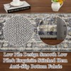 Long Hallway Runners Boho Abstract Runner Rug Vintage Distressed Floral Soft Throw Carpet Runner for Entryway Foyer Kitchen - 4 of 4