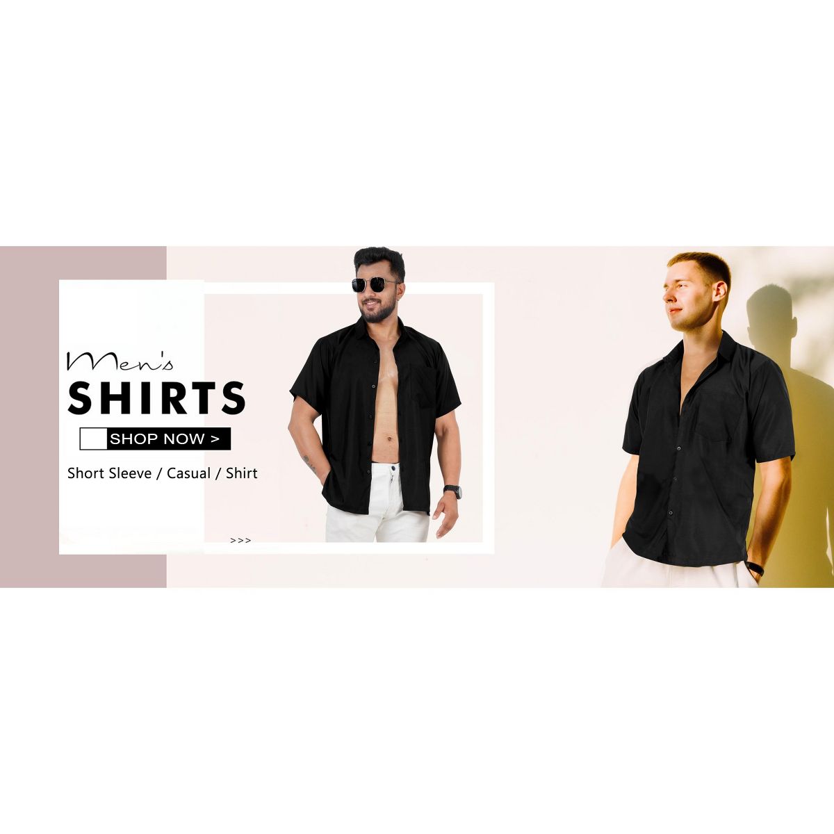 HAPPY BAY Mens Short Sleeve Button Down Casual Camp Beach Shirts Business Dress Shirts for Men Vacation Solid Shirts with Pocket 7XL, Black, Plain - thumbnail 8
