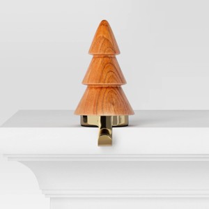 Christmas Wood Tree Stocking Holder - Wondershop™ - 1 of 4