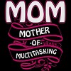 Men's Design By Humans Mom Mother of Multitasking Banner By WonderfulDream Tank Top - 2 of 2