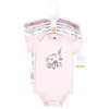 Hudson Baby Infant Girl Cotton Bodysuits, Hummingbird Garden - 2 of 4