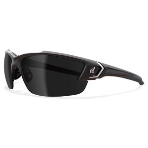 Edge Eyewear Khor G2 Polarized Safety Glasses Smoke Lens Black Frame - 1 of 1