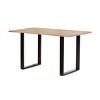 NicBex Dining Table 55" Modern Rectangular Wooden Dining Table with Metal Legs for Dining Room - 3 of 4