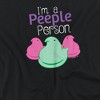 Easter I'm A Peeple Person Peeps Women's Loose T-Shirt Black - 2 of 4