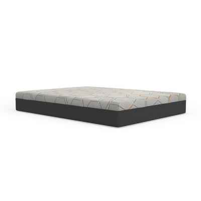 NicBex 12 Inch Copper-Gel Infused Memory Foam Mattress with Edge Support and Air Grid,Mattress in a Box,Gray