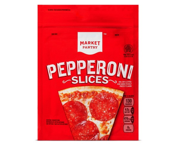 Pepperoni Slices - 6oz - Market Pantry