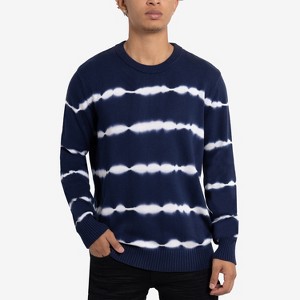 X RAY Men's Pullover Crewneck Tie Dye Fashion Sweater - 1 of 4