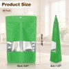 Unique Bargains Matte Metallic Aluminum Foil Zip Closure Food Storage Containers 60 Pcs - 2 of 4
