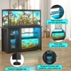 Aheaplus 55-75 Gallon Rectangle Aquarium Stand with Power Outlets & LED Light,Fish tank stand - 3 of 4