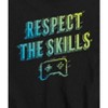 Boys' - Instant Message - Video Gamer Respect The Skills Short Sleeve Graphic T-Shirt - 2 of 4