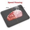 MOVSSOU Defrosting Tray 12"x8" Non-Stick Defrosting Board Black Fast Thawing Frozen Meat Foods - 2 of 4