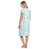 Casual Nights Women's Flowery Short Sleeve Nightgown - 3 of 4