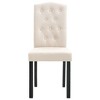 vidaXL Dining Chairs 4 pcs Cream Fabric - 4 of 4
