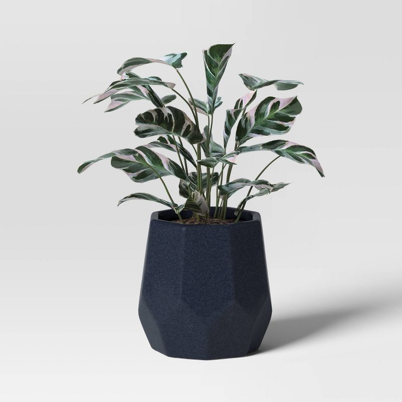 Geared Geometric Ceramic Indoor Outdoor Planter Pot - Threshold™, 4 of 6