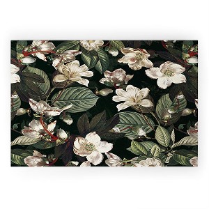 Burcu Korkmazyurek Dark Garden IX Welcome Mat - society6 - 1 of 3