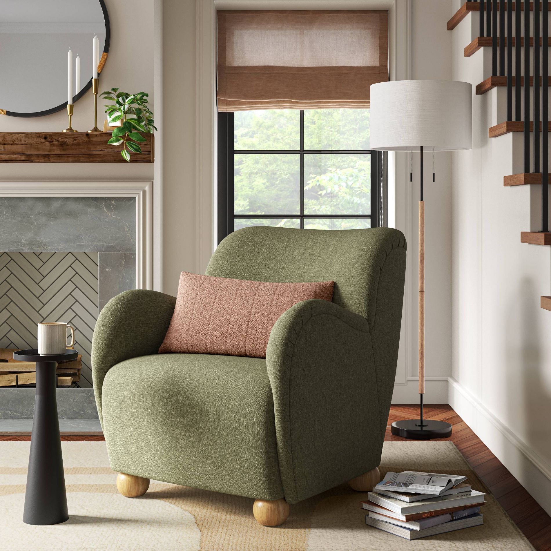 Rumi Armchair in Zuma Laurel - Threshold™