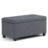 NicBex 33.3" Storage Bench Rectangle Footstool Small Ottoman Bench for Bedroom, Entryway - 4 of 4