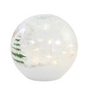 Christmas Snowman W/Cardinals Globe Gold Crest Distributing  -  Decorative Figurines - 3 of 3
