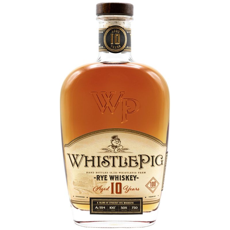 Whistle Pig 10yr Rye Whiskey - 750ml Bottle, 1 of 4