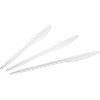 White Plastic Knives – Durable Cutlery for Home, Office, School, Parties, and Outdoor Events – 2-Packs of 400 - 2 of 3