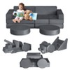 Kids Play Couch 14pcs Modular Playset Foam Couch for Toddlers Children,Convertible Kids Couch Sofa Indoor Furniture for Playroom - 2 of 4