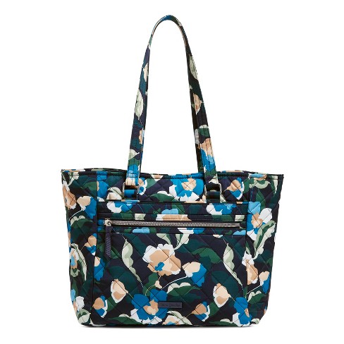 Vera Bradley Women's Performance Twill Work Tote Bag Immersed Blooms :  Target