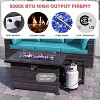 ALAULM 10 Pieces Patio Furniture Set, Rattan Wicker Outdoor Conversation Sets, Furniture Sofa Set - 4 of 4
