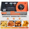 Wechef 24L 5000W Commercial Deep Fryer Electric Countertop Dual Tank Basket Stainless Steel Restaurant Kitchen - 3 of 4