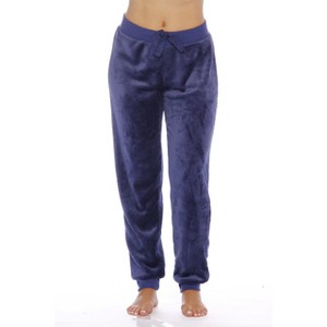 Just Love Women's Velour Plush Jogger Pants - Soft and Cozy Lounge - 1 of 2