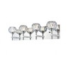 Elegant Lighting Graham 4 - Light Sconce in  Chrome - 4 of 4