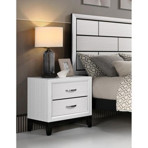 Kumasinova 2/5 Drawer Dresser,Chic Bedroom Storage Cabinet,Wooden White Finish Chests of Drawers for Bedroom,1 Piece - 1 of 4