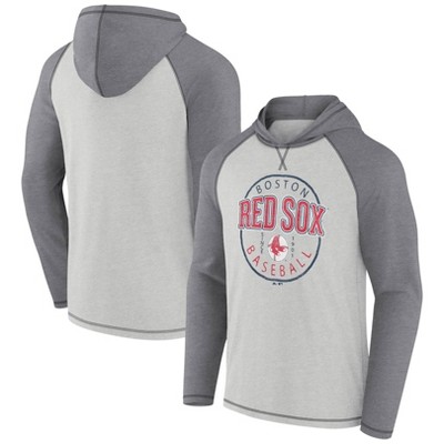 Mlb Boston Red Sox Women's Lightweight Bi-blend Hooded T-shirt : Target