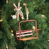 Sullivans Ski Lift Ornament 3.5"H Red - 2 of 4