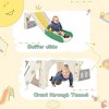Kids Slide with Climber, Freestanding Arch Tunnel With Basketball Hoop, Slide Ring,Tunnel, Telescope and Storage Space For 2-5 Toddlers - 4 of 4