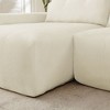 NicBex Couches for Living Room L-shape Modular Linen Sectional Sofa Couch Modern Upholstered Wide Deep Seat Convertible Couch Set - 4 of 4