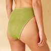 Women's Pucker Textured High Waist Extra High Leg Extra Cheeky Bikini Bottom - Wild Fable™ - 2 of 4